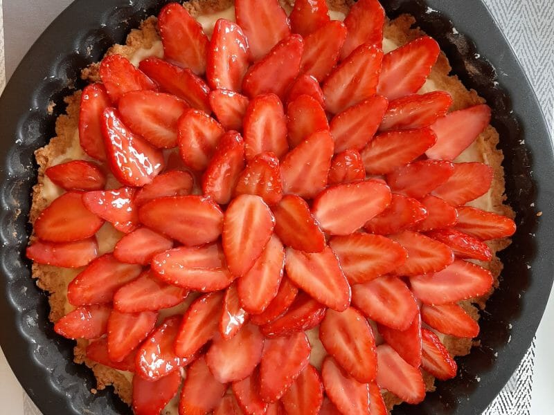 Cliquez pour zoomer ! Tarte aux fraises Thermomix par amande2229