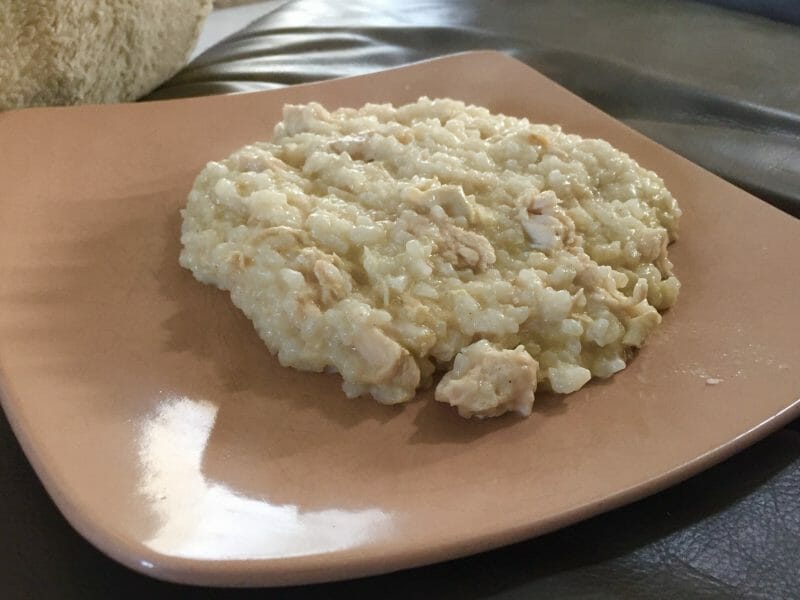 Cliquez pour zoomer ! Risotto poulet et champignons Thermomix par candice_c