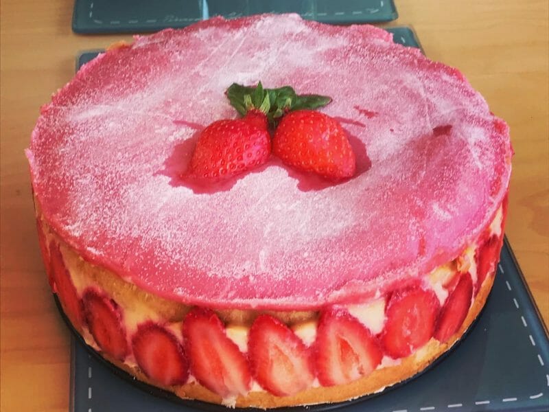 Cliquez pour zoomer ! Fraisier Thermomix par MATAHARI76