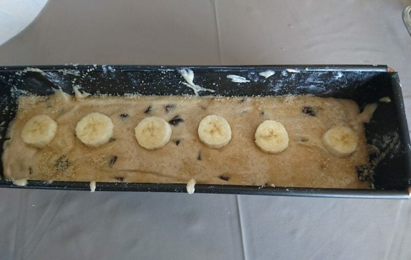 Cliquez pour zoomer ! Cake banane et pépites de chocolat Thermomix par Cam2a