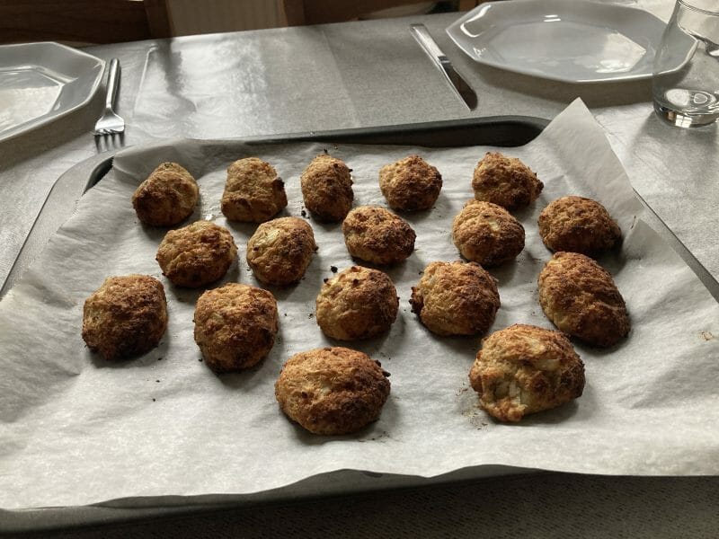 Cliquez pour zoomer ! Croquettes de chou-fleur au jambon cru Thermomix par laurenetam