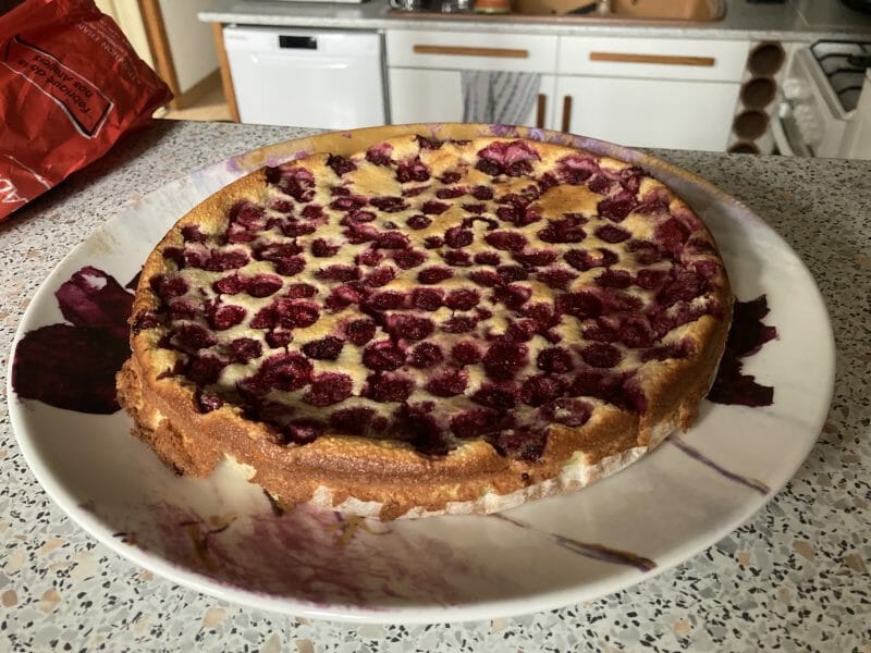 Cliquez pour zoomer ! Clafoutis aux framboises Thermomix par laurenetam