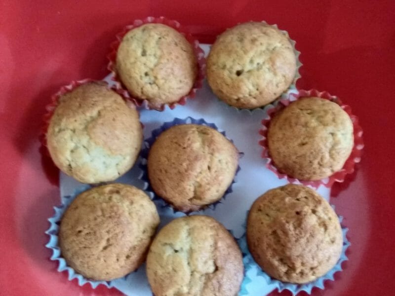 Cliquez pour zoomer ! Muffins à la banane Thermomix par judith974