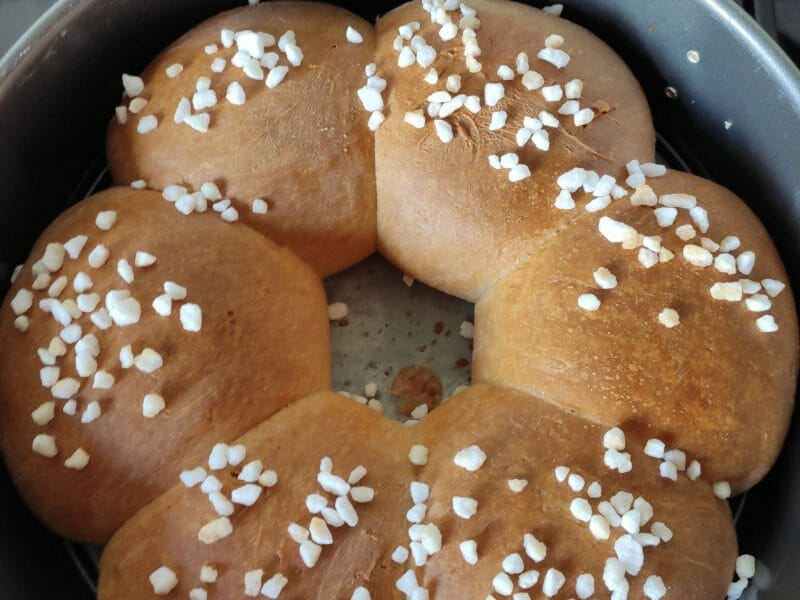 Cliquez pour zoomer ! Brioche sans beurre, sans oeufs Thermomix par judith974