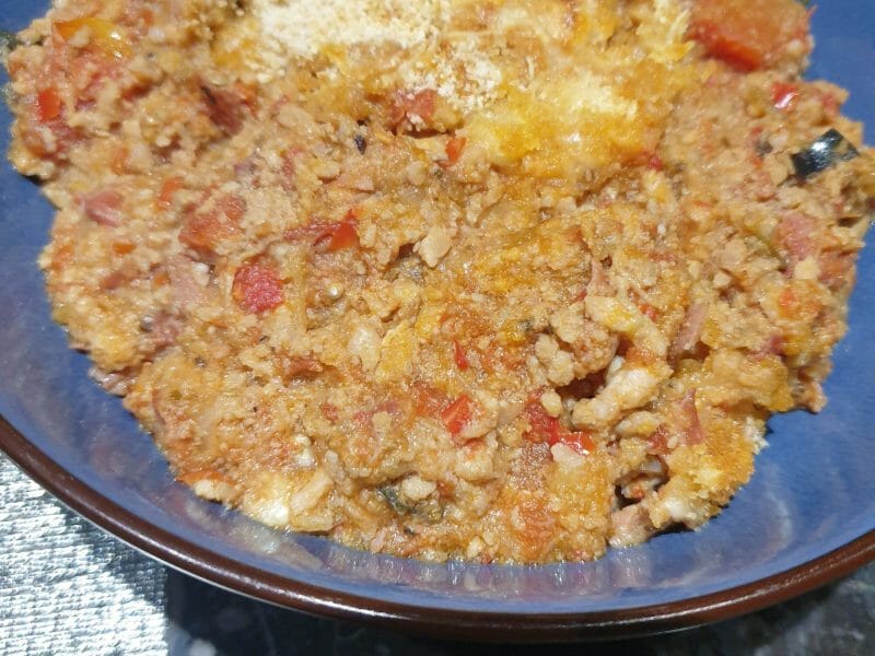 Cliquez pour zoomer ! Aubergines farcies à la viande hachée Thermomix par aure_27