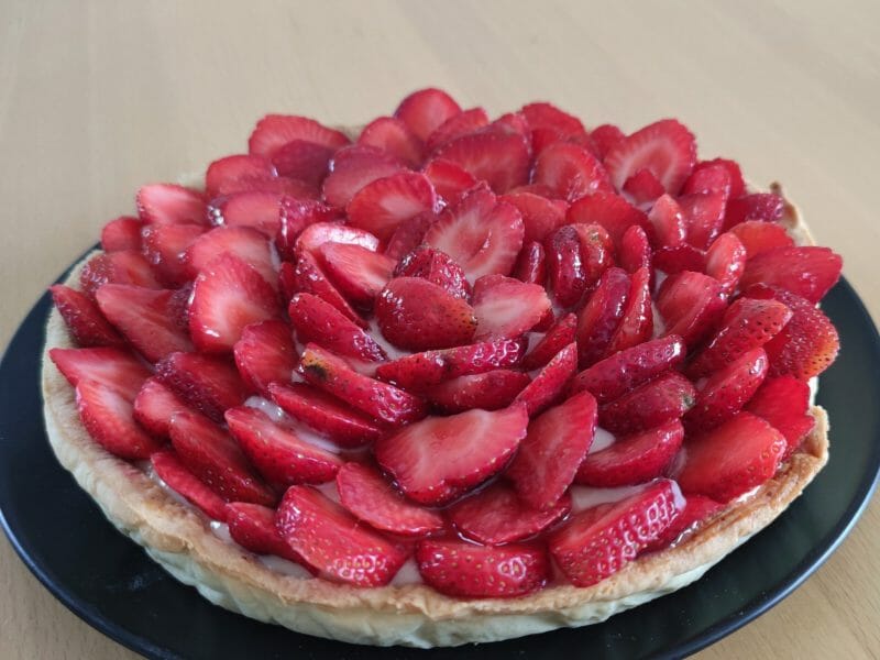 Cliquez pour zoomer ! Tarte aux fraises Thermomix par emelinerichetier