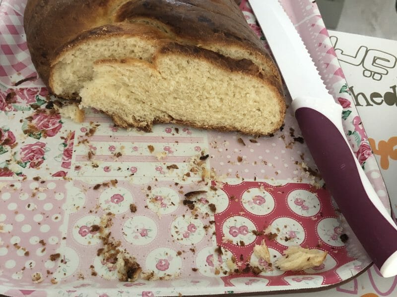 Cliquez pour zoomer ! Brioche tressée à la mie filante Thermomix par anna12