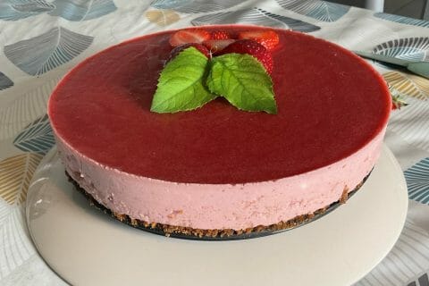 Cliquez pour zoomer ! Bavarois aux fraises Thermomix par silvie11