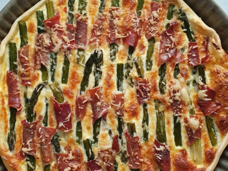 Cliquez pour zoomer ! Tarte asperges et jambon Thermomix par melissadrs