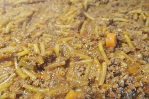 Cliquez pour zoomer ! Gratin de macaroni à la bolognaise Thermomix par Pinkrose