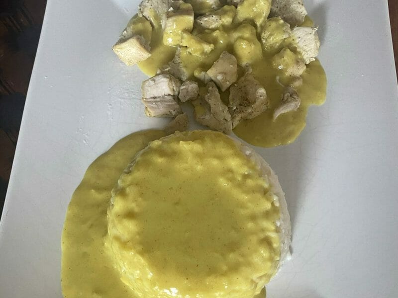Cliquez pour zoomer ! Blancs de poulet sauce moutarde et curry Thermomix par meghanooush