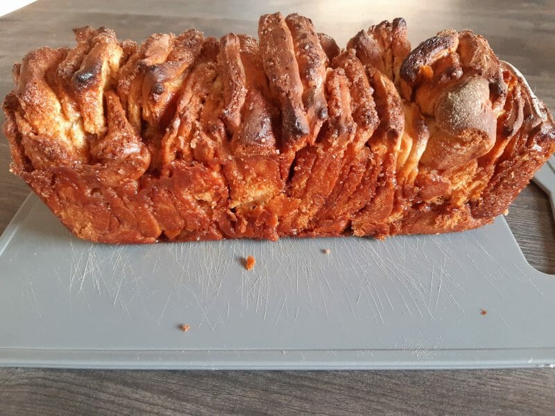 Cliquez pour zoomer ! Brioche à effeuiller à la cannelle Thermomix par c@mille