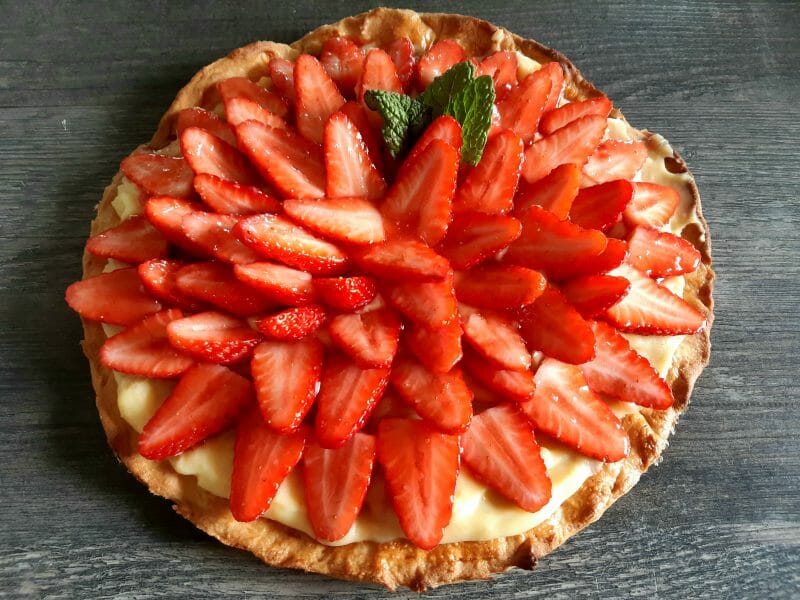 Cliquez pour zoomer ! Tarte aux fraises Thermomix par c@mille