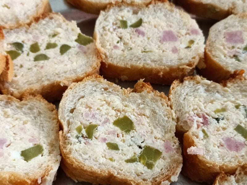 Cliquez pour zoomer ! Baguette farcie au jambon Thermomix par c@mille