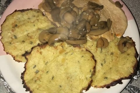 Cliquez pour zoomer ! Galettes de pommes de terre au four Thermomix par aureliziko