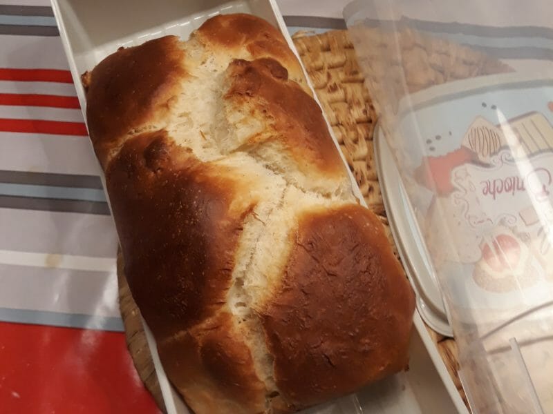 Cliquez pour zoomer ! Brioche sans beurre, sans oeufs Thermomix par marylenemayeur