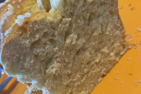 Cliquez pour zoomer ! Brioche tressée à la mie filante Thermomix par cecile_52300