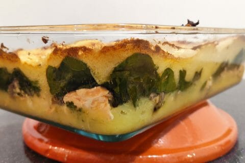 Cliquez pour zoomer ! Parmentier de saumon aux épinards Thermomix par catng