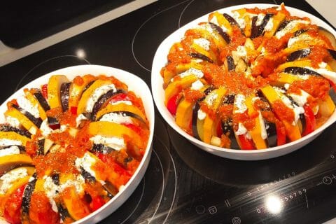 Cliquez pour zoomer ! Tian de légumes et mozzarella Thermomix par Audrey