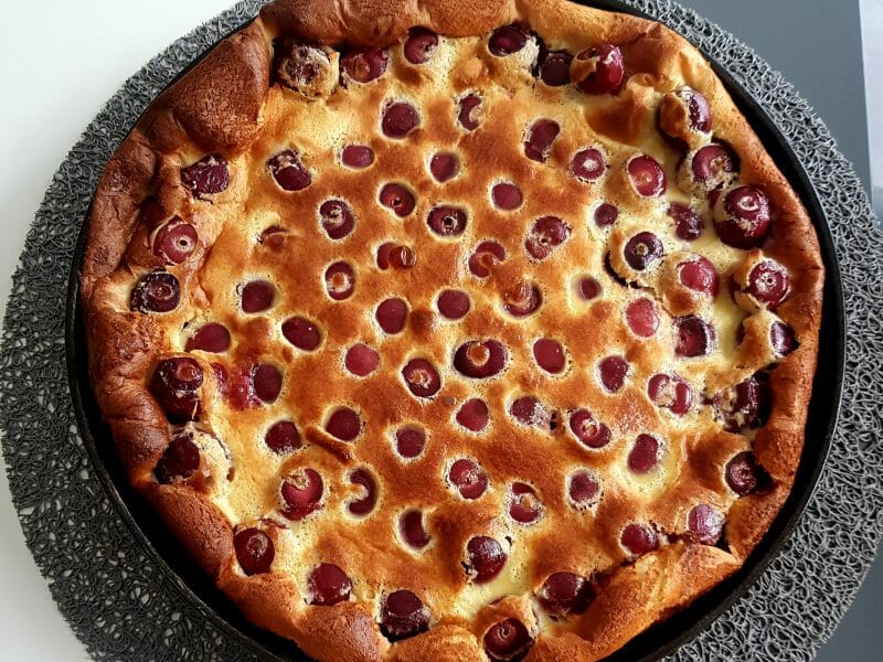 Cliquez pour zoomer ! Clafoutis aux cerises Thermomix par Jez