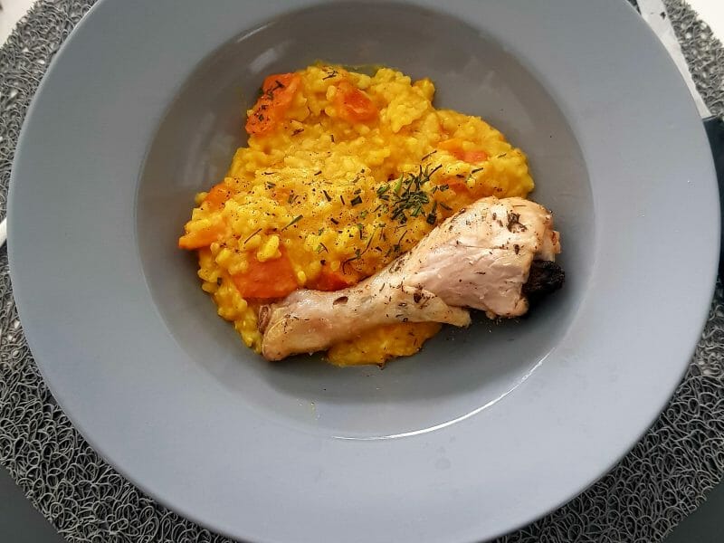 Cliquez pour zoomer ! Risotto au potimarron Thermomix par Jez