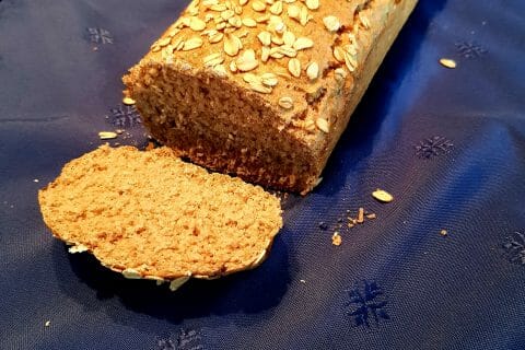 Cliquez pour zoomer ! Pain aux flocons d’avoine et au miel Thermomix par Jez