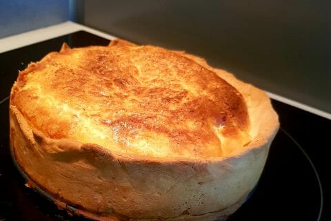 Cliquez pour zoomer ! Gâteau poireaux, lardons et fromage Thermomix par Jez
