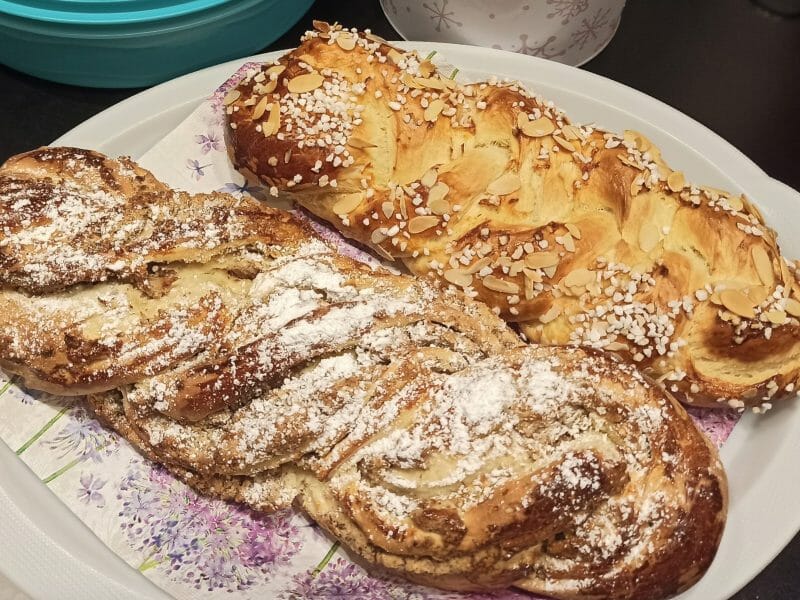 Cliquez pour zoomer ! Brioche tressée aux noisettes Thermomix par christine_80