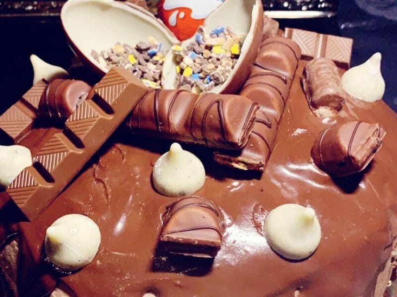 Cliquez pour zoomer ! Layer cake Kinder Bueno Thermomix par iptigm