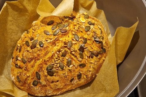 Cliquez pour zoomer ! Pain à la courge et aux graines Thermomix par tomemiluc