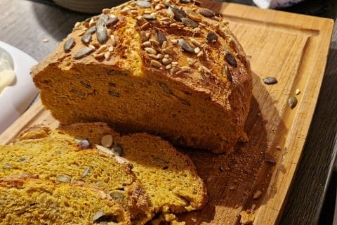 Cliquez pour zoomer ! Pain à la courge et aux graines Thermomix par tomemiluc