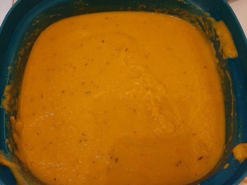 Cliquez pour zoomer ! Velouté carottes et pommes, au lait de coco Thermomix par 30lenamax03