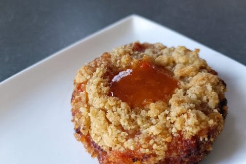 Cliquez pour zoomer ! Crumble aux abricots Thermomix par caroline59470