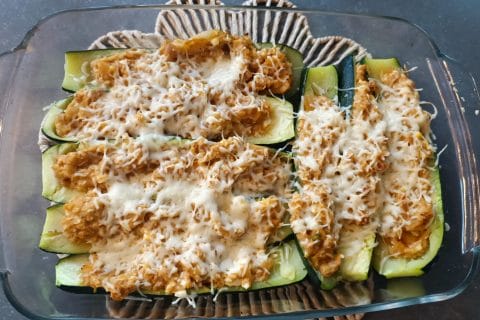 Cliquez pour zoomer ! Courgettes farcies au thon Thermomix par caroline59470