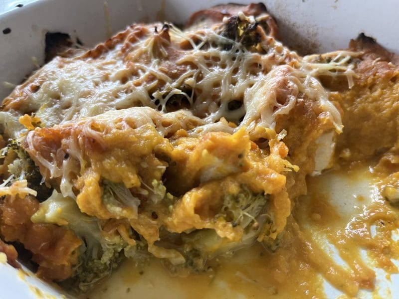Cliquez pour zoomer ! Gratin de poulet et brocolis Thermomix par caroline59470
