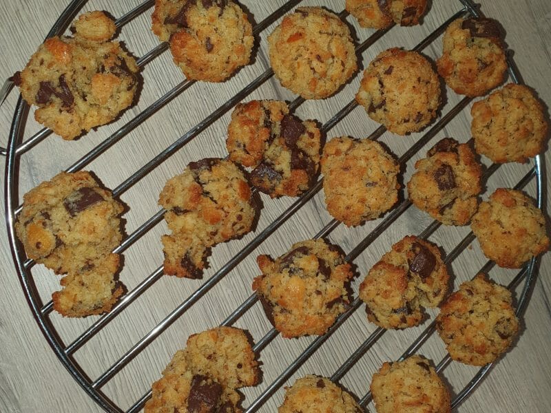 Cliquez pour zoomer ! Cookies au pain rassis et pépites de chocolat Thermomix par lotus410