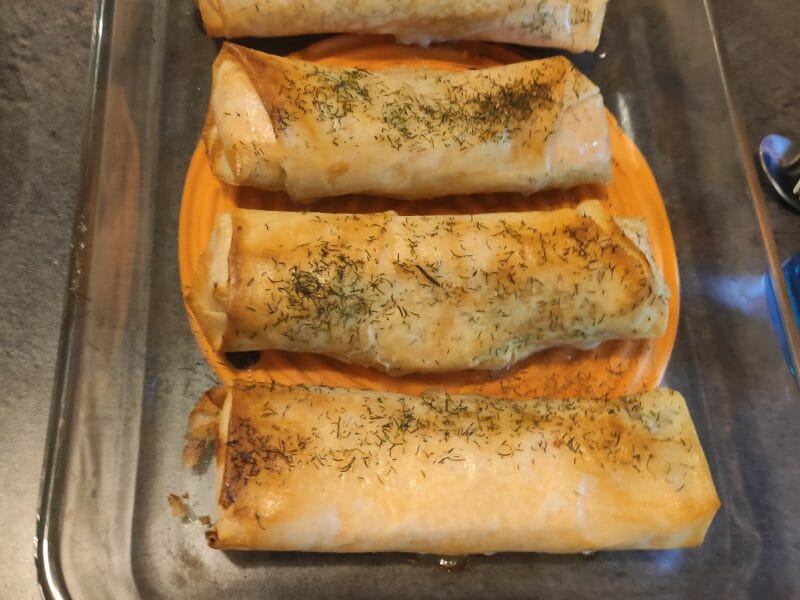 Cliquez pour zoomer ! Brick de saumon et poireaux Thermomix par amelie_109