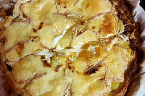 Cliquez pour zoomer ! Tarte aux pommes de terre et lardons Thermomix par jenni45