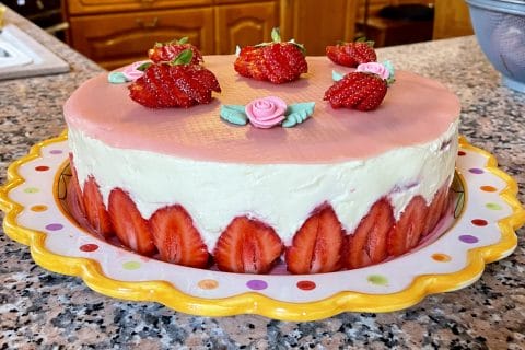 Cliquez pour zoomer ! Fraisier Thermomix par fleur61