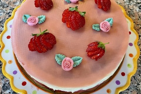 Cliquez pour zoomer ! Fraisier Thermomix par fleur61