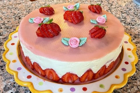 Cliquez pour zoomer ! Fraisier Thermomix par fleur61