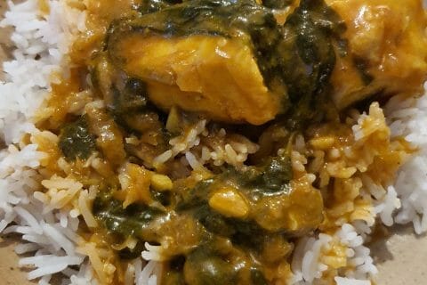 Cliquez pour zoomer ! Curry de poisson au lait de coco Thermomix par manon0105