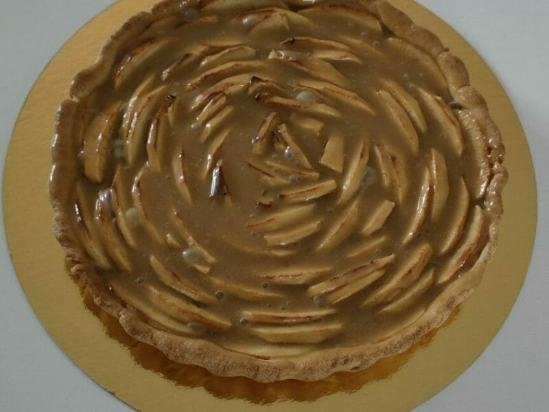 Cliquez pour zoomer ! Tarte pom’pote et caramel beurre salé Thermomix par karine_117