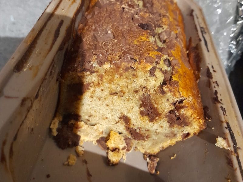 Cliquez pour zoomer ! Cake banane et pépites de chocolat Thermomix par isabelle_140