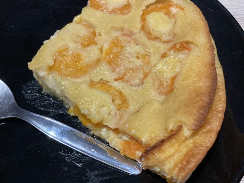 Cliquez pour zoomer ! Clafoutis aux abricots Thermomix par Elo Jeff