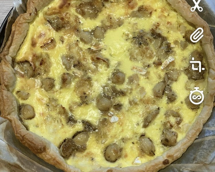 Cliquez pour zoomer ! Tarte à l’ail Thermomix par Elo Jeff