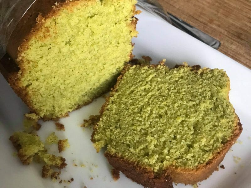 Cliquez pour zoomer ! Cake à la pistache Thermomix par sosopom