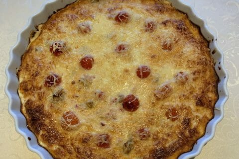 Cliquez pour zoomer ! Tarte au thon, tomate et moutarde Thermomix par chti95