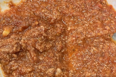 Cliquez pour zoomer ! Farfalle aux chipolatas Thermomix par chti95