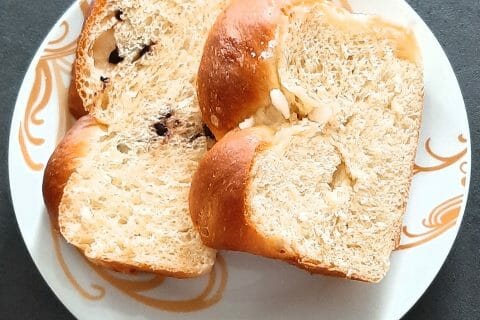Cliquez pour zoomer ! Brioche tressée à la mie filante Thermomix par Sabrina